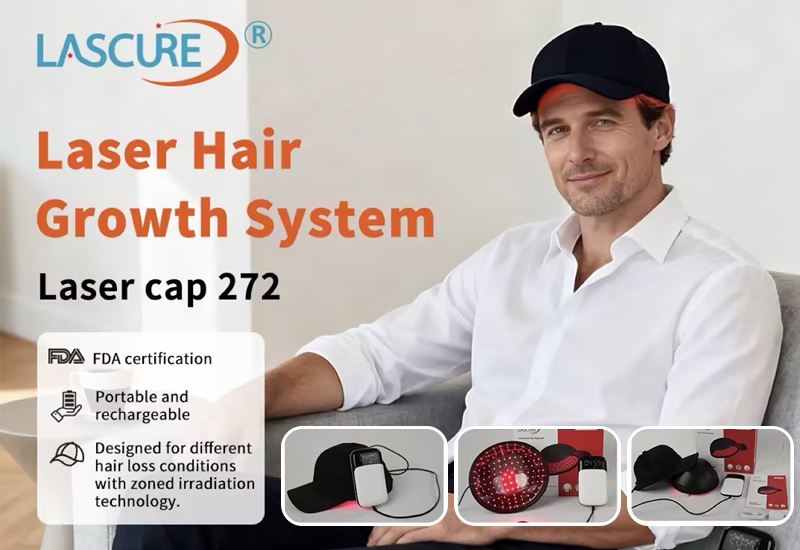 Presentamos la nueva tapa láser 272: su cómodo dispositivo en casa para un cabello más completo y saludable